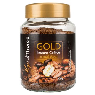 มายช้อยส์โกล์ดกาแฟสำเร็จรูป 200กรัม My Choice Gold Instant Coffee 200 g.