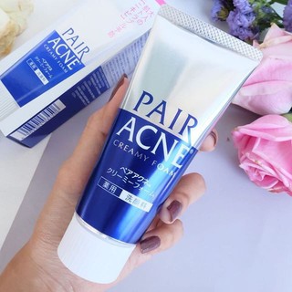 โฟมล้างหน้า Lion Pair Acne Creamy Foam ปริมาณ 80 กรัม ครีมโฟมล้างหน้ารักษาสิว จากประเทศญี่ปุ่น สูตรอ่อนโยน