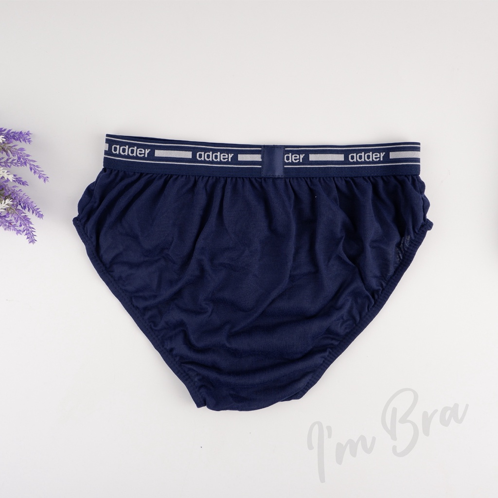 กางเกงชั้นในชายรุ่นขอบยางโชว์ ชั้นในสำหรับผู้ชายยี่ห้อ ADDER  1 แพ็ค มี 3 ตัวคละสี