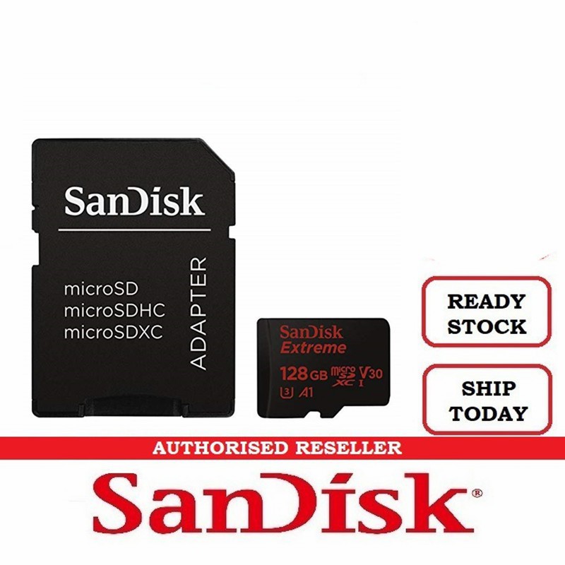 Extreme 128GB 256GB microSDXC UHS3 SD Card Shopee Thailand