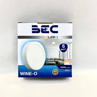 BEC ดาวน์ไลท์ 6W เดย์ไลท์” ติดลอย พาแนล panel LED กลม รุ่น WINE-O ทัศศิพร Tassiporn