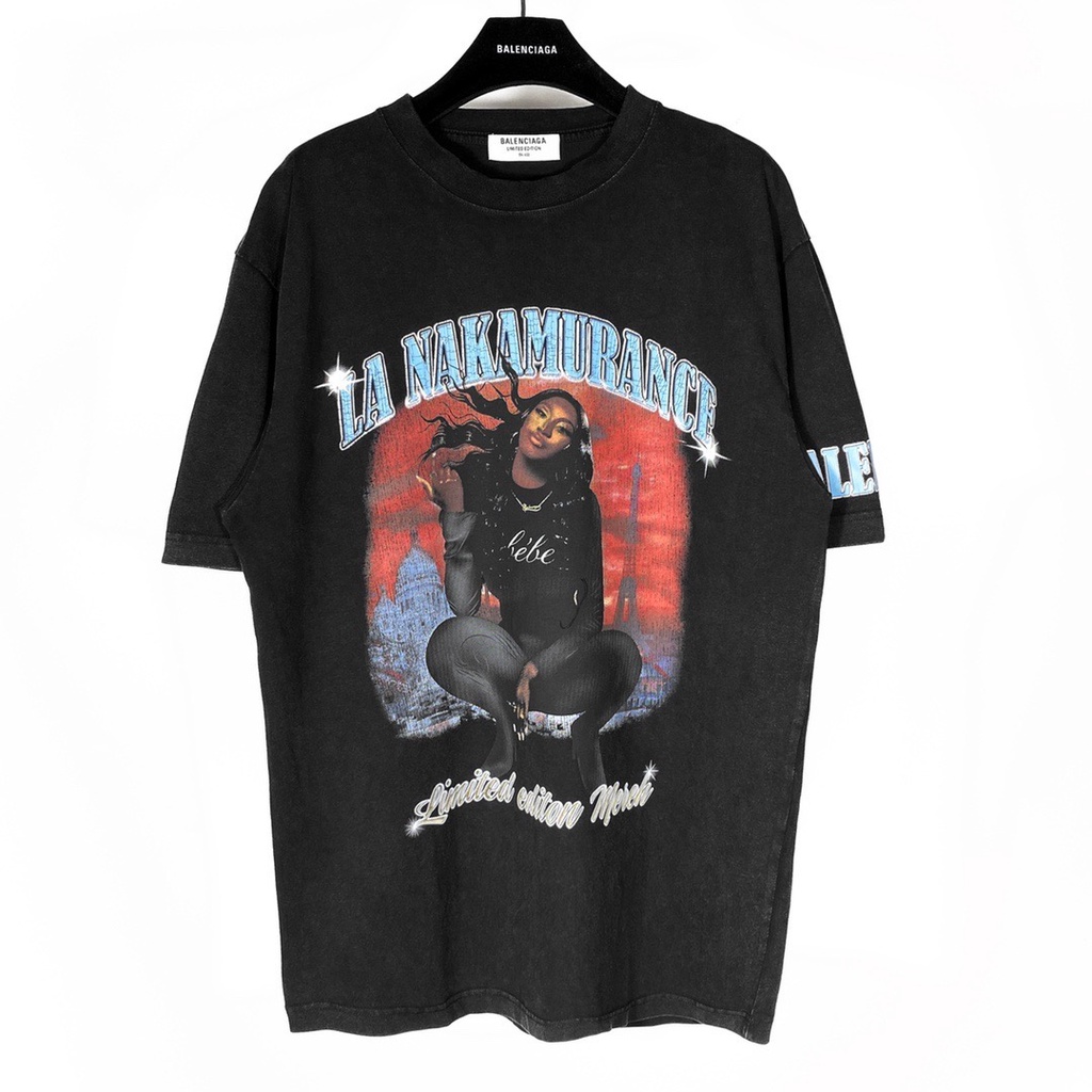 เสื้อยืด BALENCIAGA [NEW] Oversize Unisex ของใหม่ มาแรง ของมันต้องมี [Limited Edition]