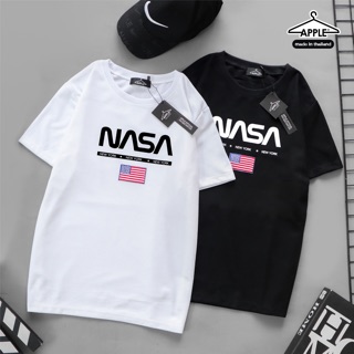 เสื้อยืด ลายNASA นาซ่า เสื้อราคาแยกกัน เสื้อยืด/เสื้อครอป เสื้อคู่ครอป โปโล