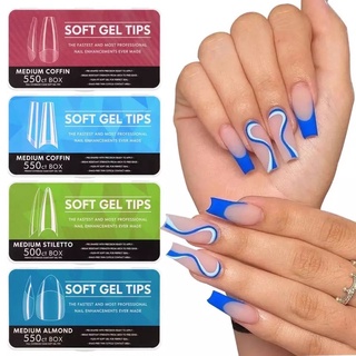 สินค้าใหม่..soft gel tips เล็บปลอมแบบซอฟเจล