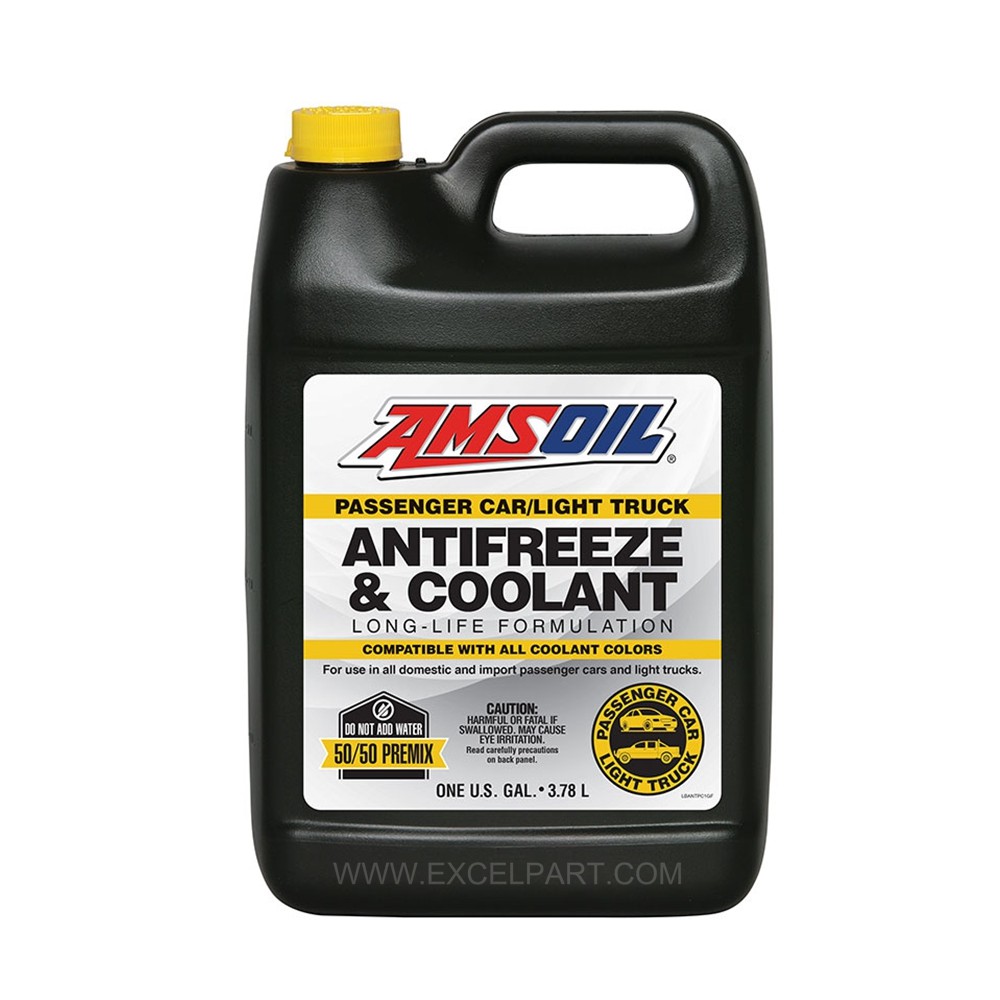 Amsoil Passenger Car & Light Truck Antifreeze & Coolant (สูตร Ethylene Glycol 50/50 ผสมพร้อมใช้งาน) 3.78ลิตร