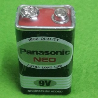 Panasonic(พานาโซนิค) 9V Battery แบตเตอร์รี่ 9V ถ่านไฟฉาย รุ่น 6F22NT/1SL 9V  ถ่านไฟฉายพลังแรง ถ่าน9โวลต์