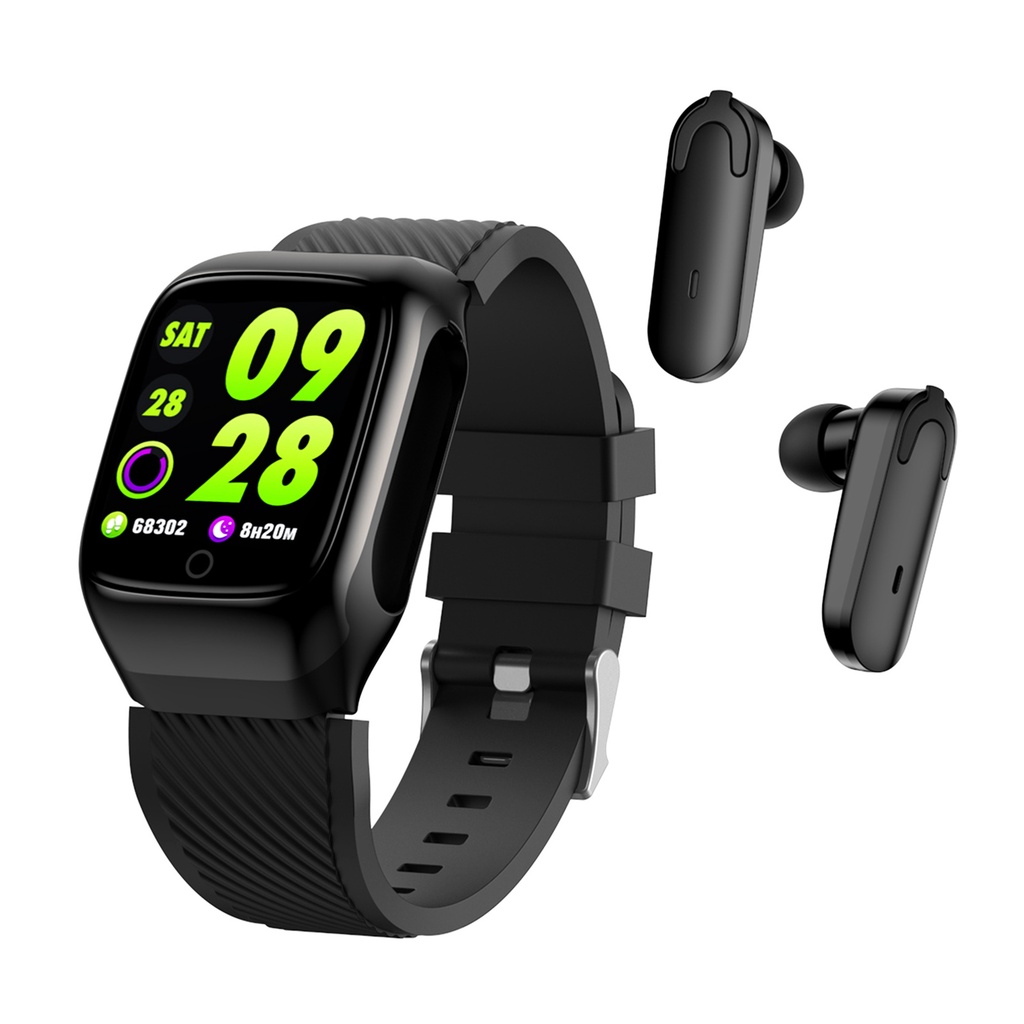 2 in 1 smart watch with tws earbuds