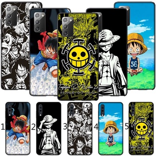 เคสโทรศัพท์มือถือแบบนิ่ม ลายการ์ตูนลูฟี่ วันพีซ MN107 สําหรับ Samsung Galaxy A02s A03S A13 A33 A53 A73 Plus Lite