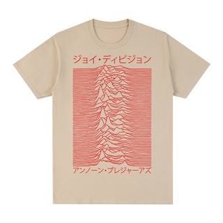 ผ้าฝ้ายแท้เสื้อยืด ผ้าฝ้าย พิมพ์ลาย Joy Division Unknown Pleres Love Will Tear Us เข้ากับทุกการแต่งกาย สําหรับผู้ชายS-4X