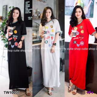 Maxi dress เดรสยาวทรงตรงแขนสั้น **สอบถามก่อนสั่งซื้อ**