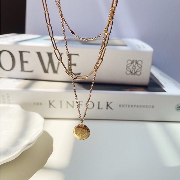 สร้อยคอชั้น Carpe diem |Daisy.accessory.hn|