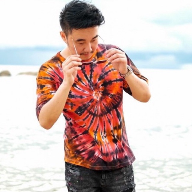 [ส่งใน1-2วัน] เสื้อมัดย้อมสีสด UNISEX | TIE DYE T-SHIRT | ผ้า Cotton100% - KT123-HOT SEASON