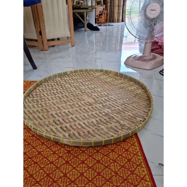 กระด้งถี่ใหญ่เย็บขอบแน่นก้นตรง67ซม. - รูปที่ 6