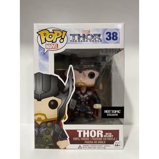 Funko Pop Thor With Helmet Marvel Thor The Dark World Exclusive 38 Rare ตำหนิกล่องเก่าตามกาลเวลา