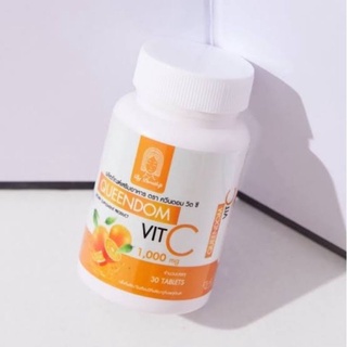 Queendom Vit C 1000 mg. 30 เม็ด ควีนดอม วิตามินซี ซิงค์ 1000 mg.