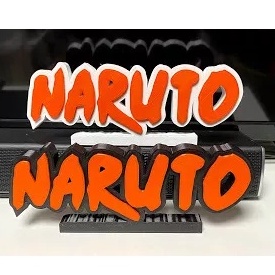 NARUTO LOGO (โลโก้อนิเมะนารูโตะ) - ของตกแต่งโต๊ะทํางาน 3 มิติ