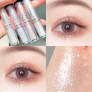 อายแชโดว์ Glitter Liquid 4สีสามารถทาใต้ตาทาปมตาทาหน้าได้.แต่งตาให้สวยขึ้น