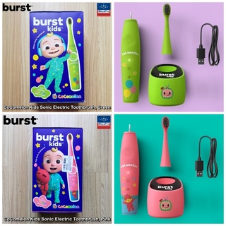 BURST® CoComelon Kids Sonic Electric Toothbrush แปรงสีฟันไฟฟ้า ขนแปรงนุ่ม สำหรับเด็ก 2 ปีขึ้นไป Soft Bristles