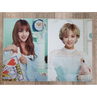 TWICE 1st Tour TWICELAND The Opening File Folder L-Holder แฟ้มพลาสติก A4 จีฮโย จองยอน Jihyo Jeongyeon