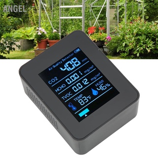 ANGEL Air Quality Detector 5 in 1 Real Time Detect CO2 TVOC HCHO Temperature Humidity Monitor Portable Carbon Dioxide Meter