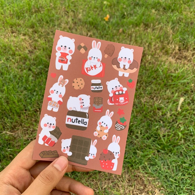 สติกเกอร์น้องหมีSK-9-10