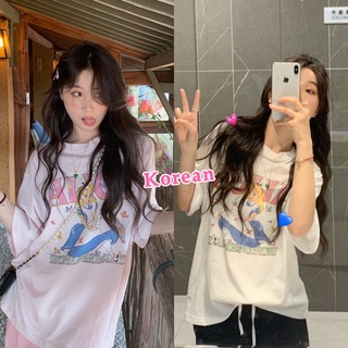 Korean เสื้อยืด💕 AIICE💕 น่ารักเกินต้านน สไตส์เกาหลี เสื้อยืดงานดี สีสวย เนื้อผ้าดี ลายสกีน 228