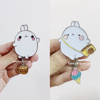 ที่หนีบเข็มขัด มีตัวห้อย Molang