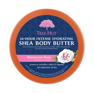 Tree Hut 24 Hour Intense Hydrating Shea Body Butter Moroccan Rose 7 oz (198 g)