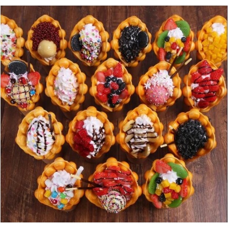 แป้งวาฟเฟิลฮ่องกงสำเร็จรูป 500 ก./ 1 กก. รวมทุกรส (Hong Kong Waffle Batter,แป้งทำวอฟเฟิลฮ่องกง,แป้งวอฟเฟิล) - รูปที่ 4