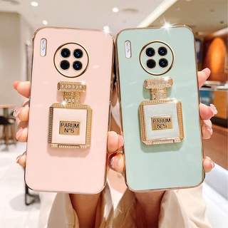 เคสป้องกันโทรศัพท์มือถือ ลายขวดน้ําหอม ขอบตรง สําหรับ Huawei mate10 Pro mate20 Pro mate20X mate30 30e mate30Pro 30EPro