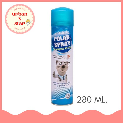 Polar Spray โพลาร์ สเปรย์ ยูคาลิปตัส 280 ml. (จำนวน 1 ขวด)