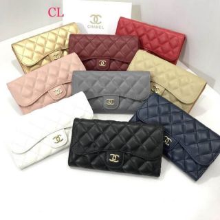 กระเป๋าสตางค์ Chanel ใบยาว📌รุ่นขายดีมาก พร้อมกล่อง เกรดพรีเมี่ยม พร้อมส่ง