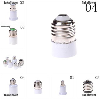 Takaflower อะแดปเตอร์แปลงหลอดไฟ LED GU10 E27 E14 E40