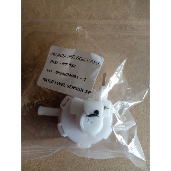 เฟรชเชอร์ตัววัดระดับน้ำเครื่องซักผ้าPTSF-80P*032,PTSF-95XA*083ยี่ห้อHitachiอะไหล่แท้