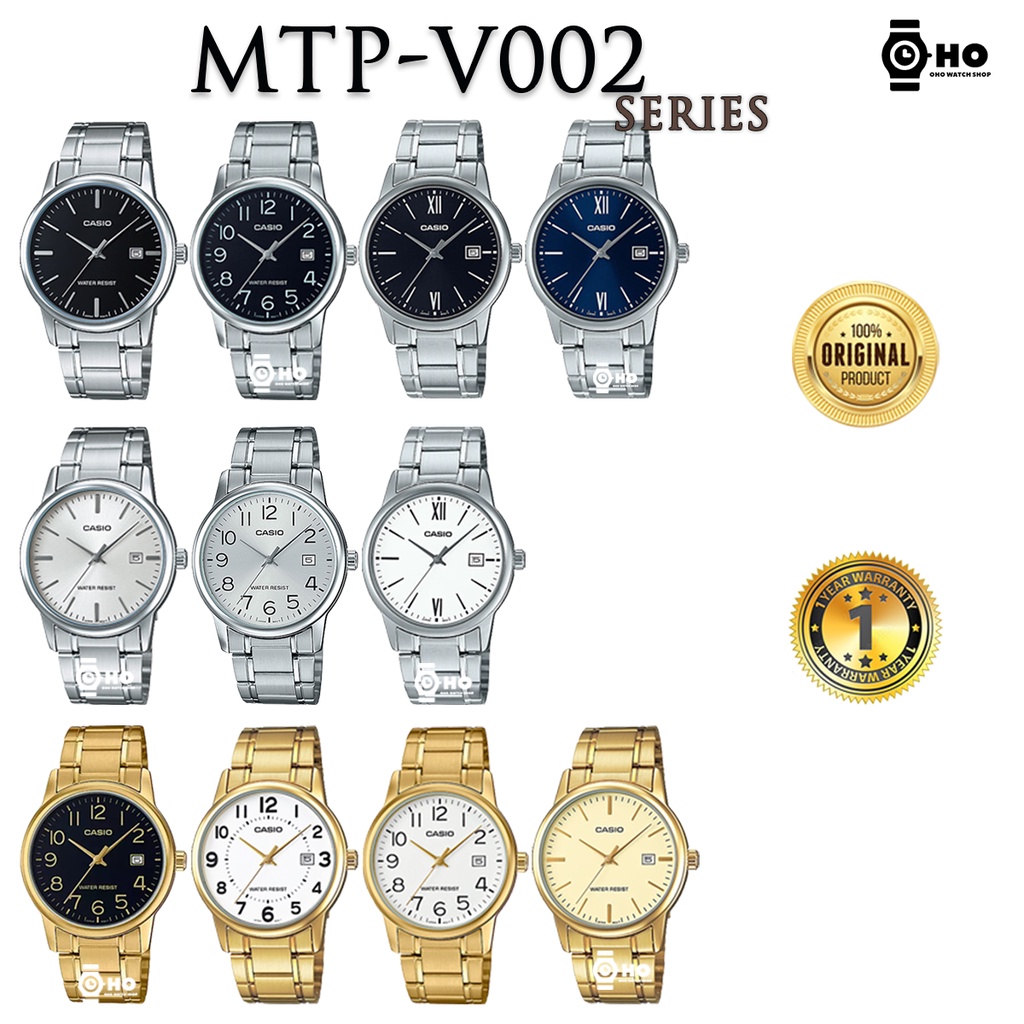 CASIO รุ่น MTP-V002 Series MTP-V002D-1 MTP-V002D-7 MTP-V002D- MTP-V002L-7 MTP-V002GL-1B MTP-V002GL-7