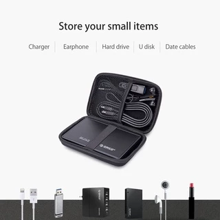 Orico กระเป๋าเคส HDD 2.5 นิ้ว แบบพกพา สําหรับฮาร์ดไดรฟ์ พาวเวอร์แบงค์ สายเคเบิล USB