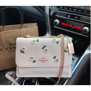 💯✈️ COACH C2858 KLARE CROSSBODY WITH DAISY EMBROIDERY