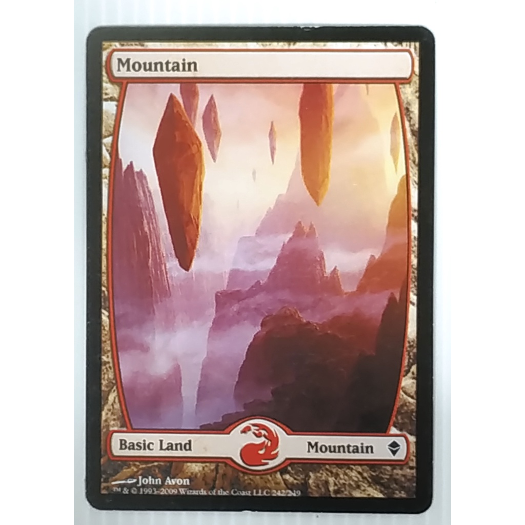 MTG Card Black Core - Modern Set - Basic Land - Mountain 242/249 (Magic ...