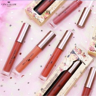 New👍💄 LONG LASTING VELVET MATTE LIQID : G55 ลิปจีน่า เกลม​ #แจ้งสีในแชทค่ะ