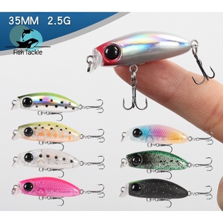 2.5g 35mm Fish Lure ประมง เหยื่อ Mini Minnow Pesca เหยื่อประดิษฐ์