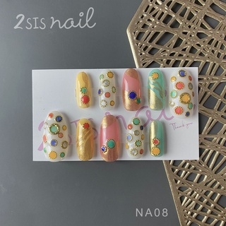 [พร้อมส่ง] เล็บเจลสำเร็จรูป 💅🏻 ไซต์ M - NA08