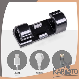 【ถูกที่สุด】RABITO ตัวล็อคสายไฟ ที่เก็บสายไฟ E70 ที่จัดระเบียบสายไฟ ตัวล็อคเก็บสายไฟมินิมอล คลิปเก็บสายไฟ ที่เก็บสายคอม