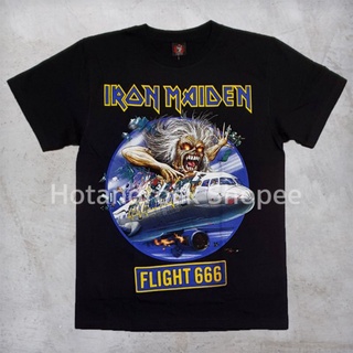 เสื้อยืดโอเวอร์ไซส์เสื้อวง Iron Maiden TDM 1052 HotandrockS-3XL