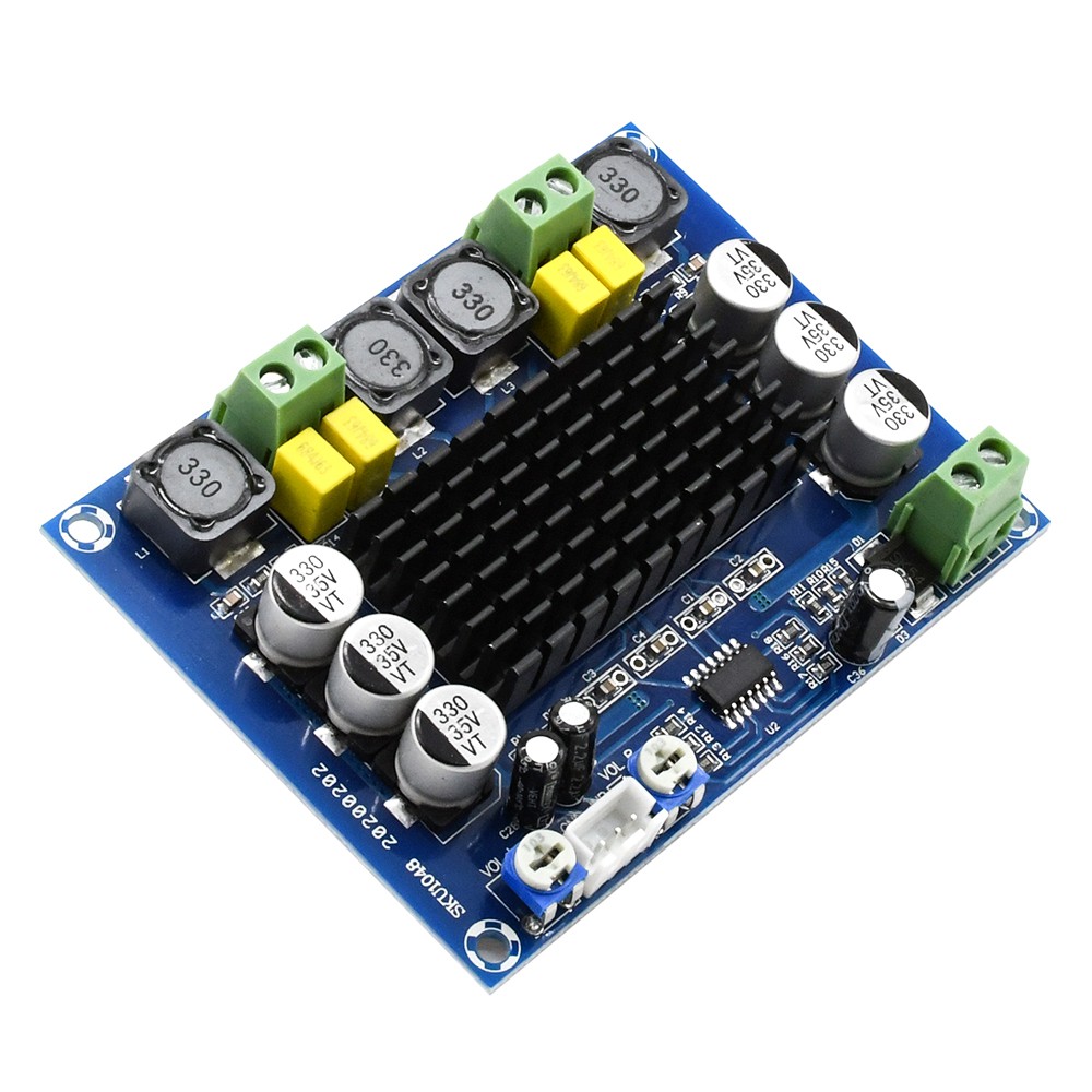 XH-M543 120W+120W 12V-24V TPA3116D2 แผงบอร์ดโมดูลขยายเสียงดิจิตอล Dual-channel เครื่องขยายเสียงระบบเสียงดิจิตอล - รูปที่ 6