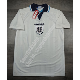 [Retro] - เสื้อฟุตยอล ย้อนยุค ทีมชาติ England Home อังกฤษ เหย้า ฟุตบอลโลกปี 1996