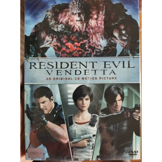 DVD : ปกสวม : Resident Evil Vendetta (2017) ผีชีวะ สงครามแค้นแพร่พันธุ์ไวรัส " An Original CG Motion Picture "