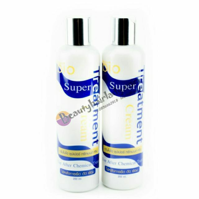 ถูกมาก 2ขวด Green Bio Super Treatment 250ml. กรีนไบโอซุปเปอทรีทเมนท์ครีม แบบขวด( ปณ2ขวด/order )