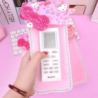 หุ้มรีโมทแอร์ และ ทีวี มีคิ้ตตี้และมายเมจ้า