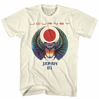 เสื้อยืดสีขาวเสื้อยืด พิมพ์ลาย Jorney Japan Captured Album Tour 1981 สําหรับผู้ชายS-4XL