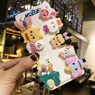 kingshopping A72(ร้านไทย) กิ๊บติดผมรูปการ์ตูน 11ลาย คละลาย(เครื่องประดับสำหรับเด็ก-อุปกรณ์ติดผม)